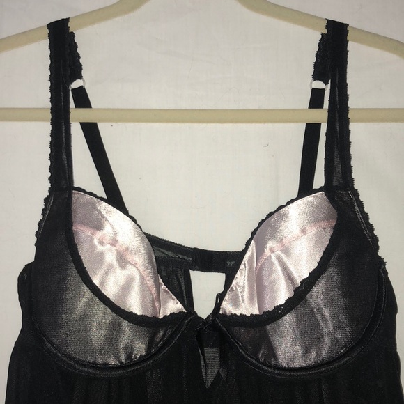 Fantasies by Morgan Taylor Babydoll + Thong Set - Picture 4 of 7